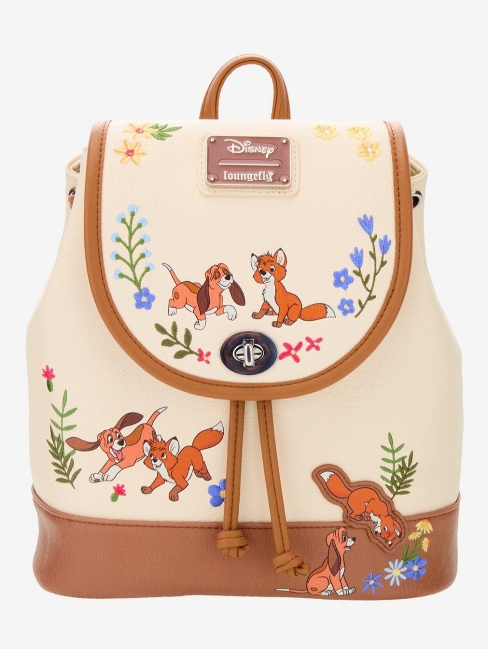 Loungefly Disney The Fox And The Hound Floral Mini Backpack